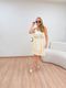Vestido Catarina Creme