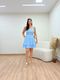 Vestido Ursula Curto Azul