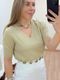 Blusa Poliana Bege