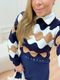 Blusa Tricot Elaine Azul