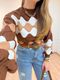 Blusa Tricot Elaine Marrom