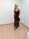 Vestido Joana Marrom