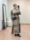 Vestido Maia Onca - Marrom