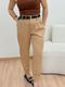 Calça Cenoura Bege