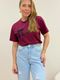 T-shirt Laço Vinho