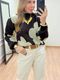 Blusa Flowers Marrom