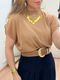 Blusa Malu Amendoa