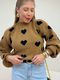 Blusa Love Caramelo