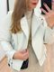 Jaqueta Couro Eco Off White