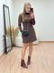 Vestido Laura Marrom