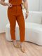 Calça Cotelê Telha