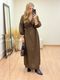 Vestido Marieva Marrom