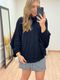 Poncho Betina Preto
