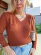 Blusa Ivania Caramelo