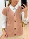 Colete Eva Tricot Nude