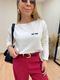 Blusa Moletom Branca