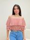 Blusa Ombro A Ombro Rose