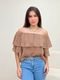 Blusa Ombro A Ombro Fendi