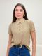 Blusa Coração Bege