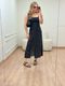 Vestido Poá Preto