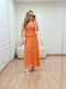 Vestido Camélia Laranja