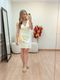 Vestido Manuele Creme