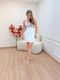 Vestido Paetê Branco