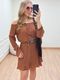 Vestido Bella Marrom