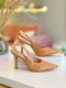 Scarpin Slingback Classic Caramelo