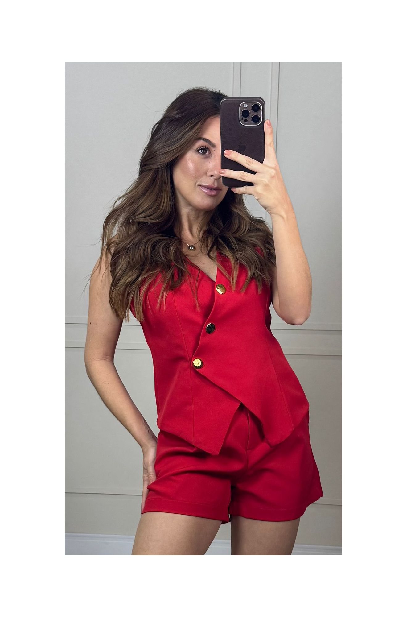 Colete Stela Vermelho