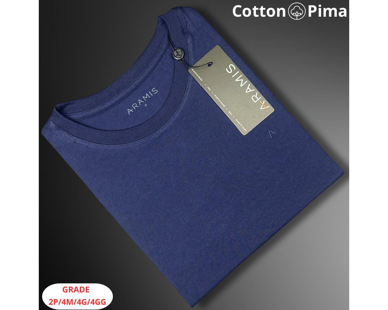 CAMISETA ARAMIS NACIONAL - AZUL MARINHO 