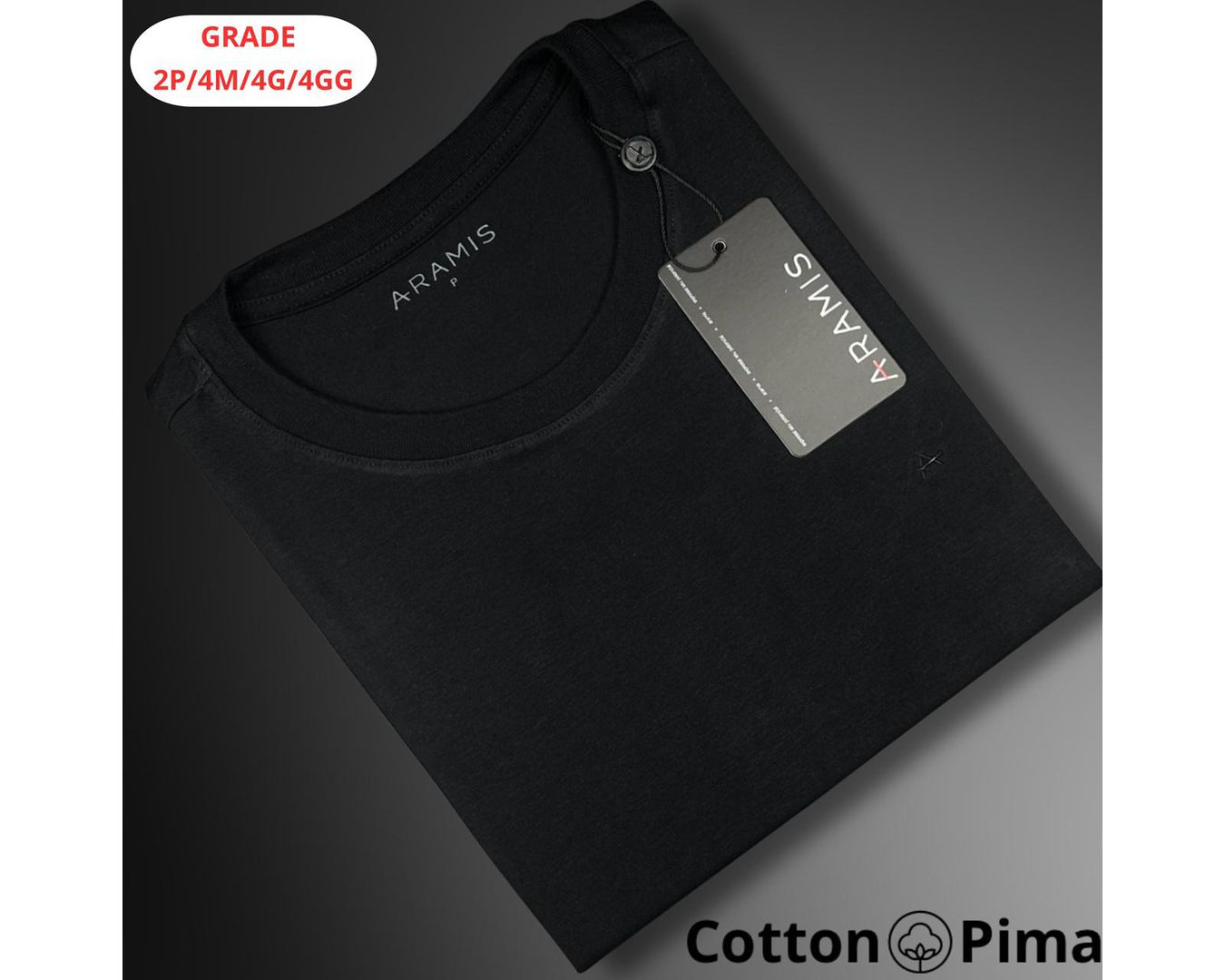 CAMISETA ARAMIS NACIONAL - PRETA 
