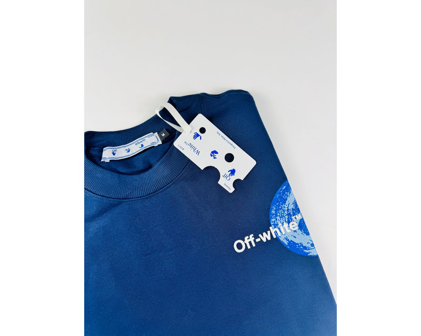 Camiseta Off-White - Marinho - Oversized 