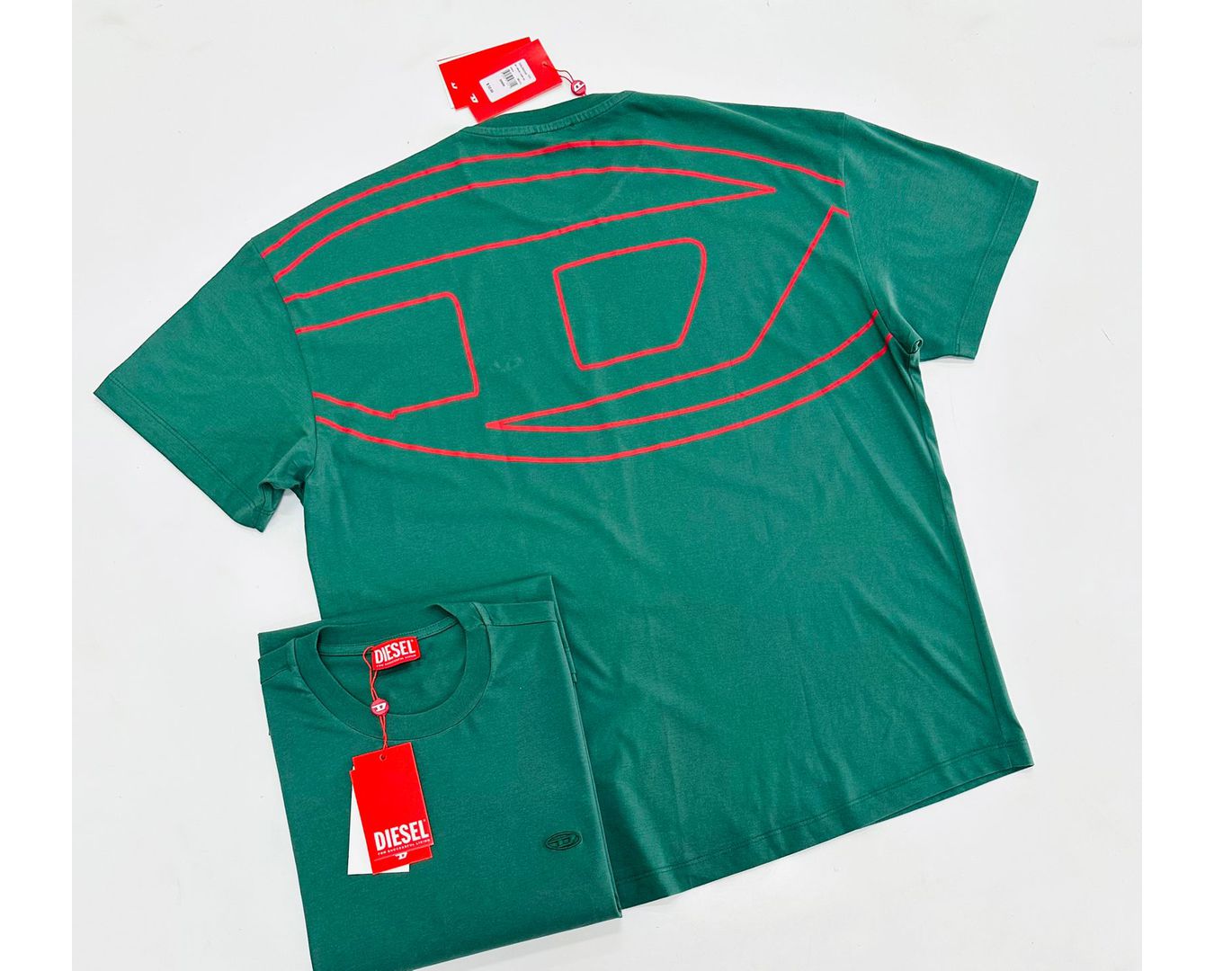 CAMISETA DIESEL - VERDE