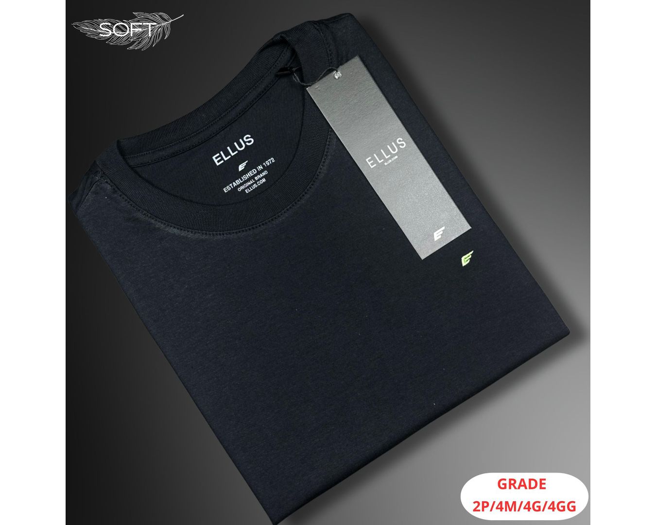 CAMISETA ELLUS NACIONAL - PRETA