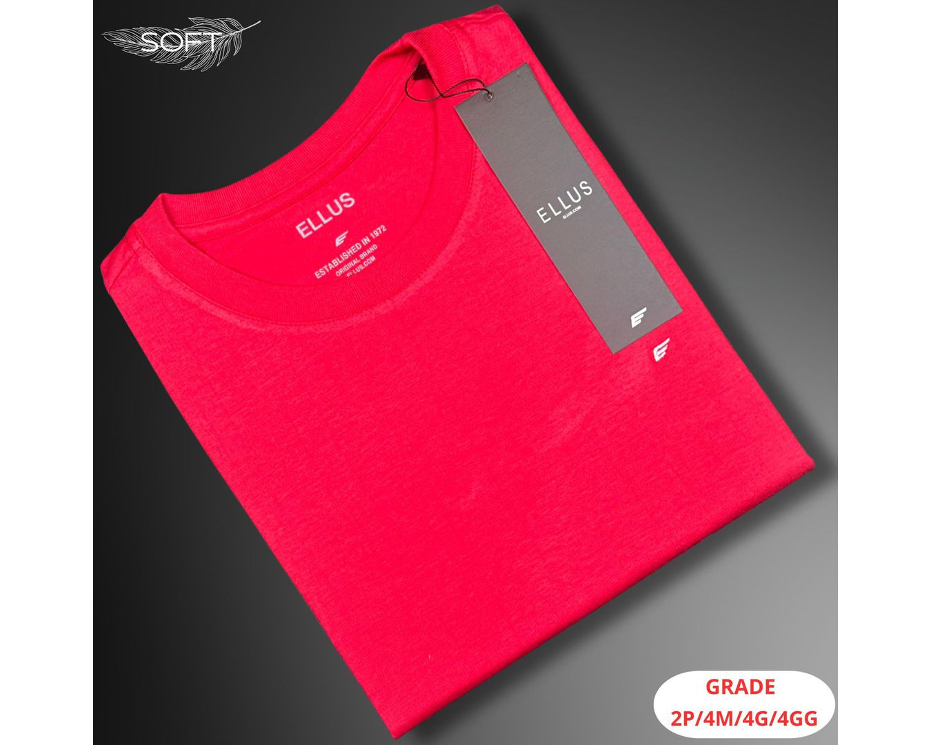 CAMISETA ELLUS NACIONAL - VERMELHA