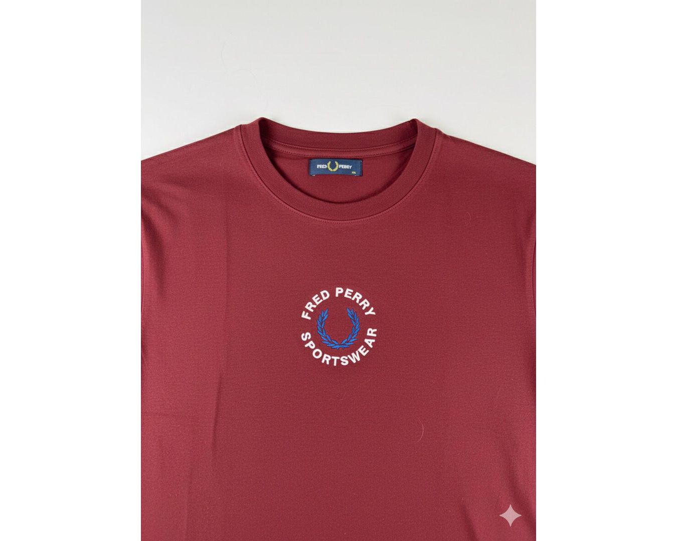 Camiseta Fred Perry - Vermelho - Bordada 