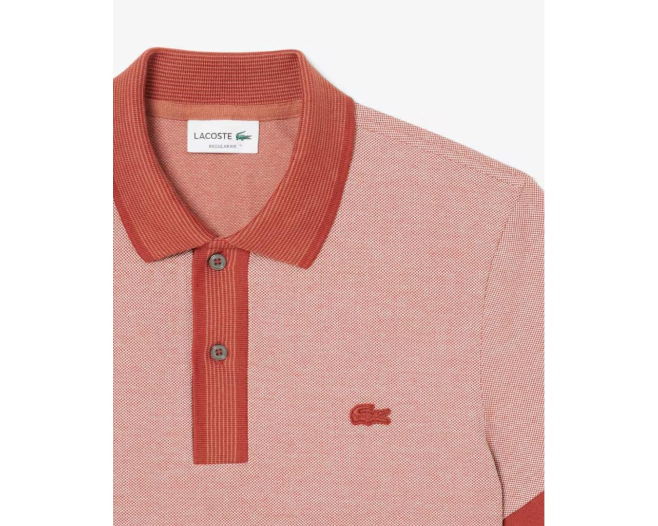 Gola Polo Lacoste Diferenciada Marrom - Original 