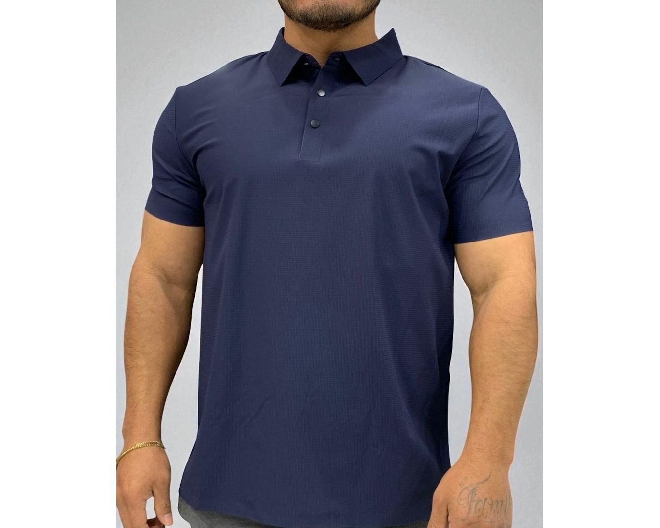 Gola polo poliamida chinês - 3 Botões Copia