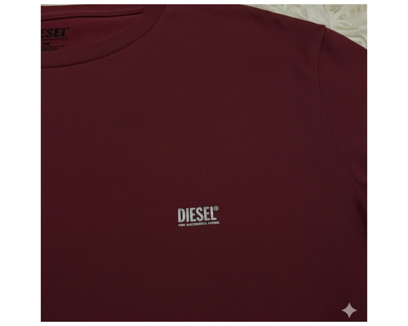 Camiseta Diesel - Vinho 