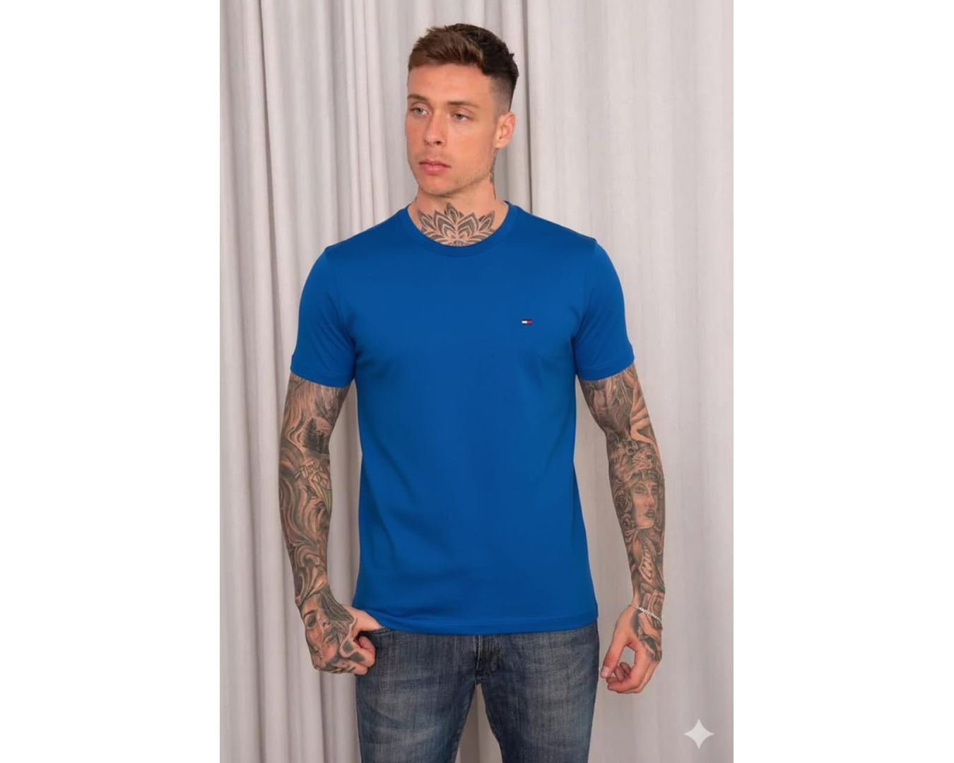 Camiseta Tommy Hilfiger - Azul Royal 