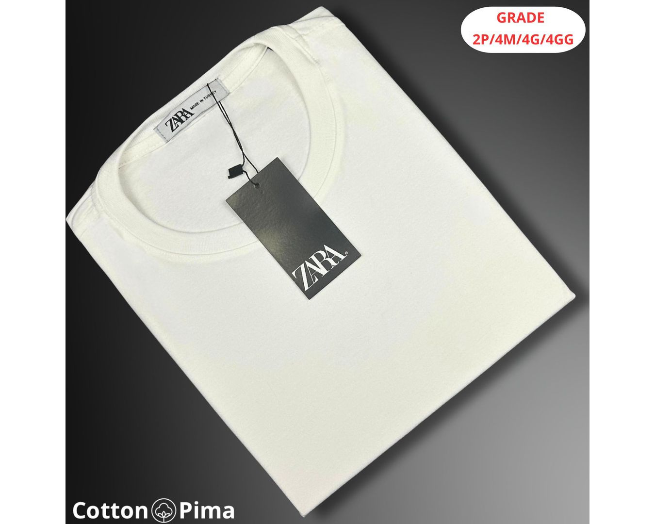 CAMISETA ZARA NACIONAL - BRANCO