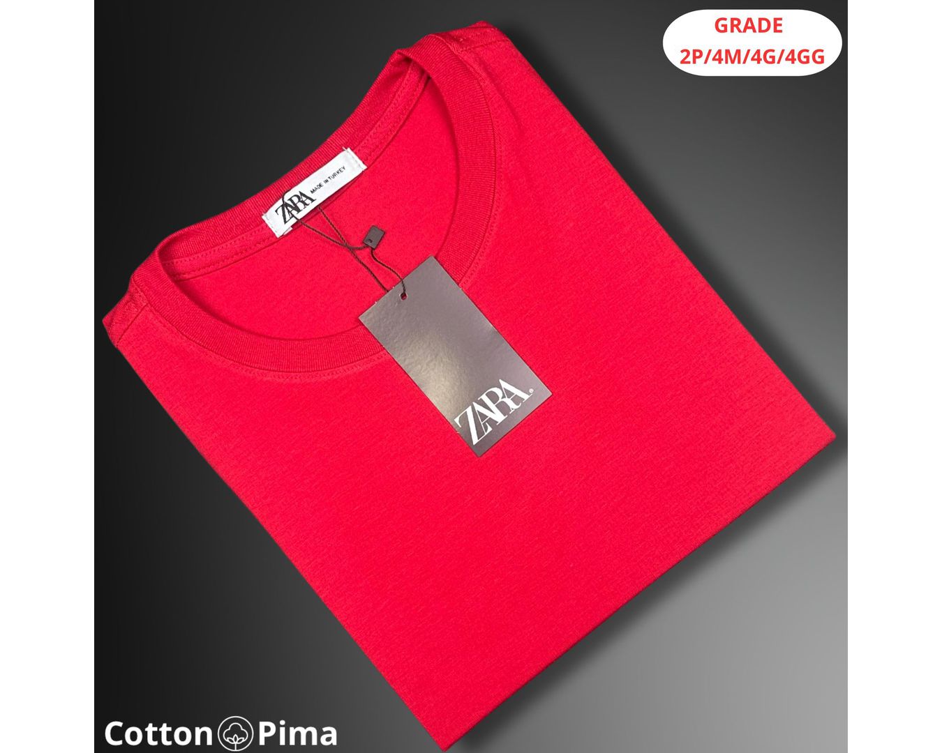 CAMISETA ZARA NACIONAL - VERMELHA 