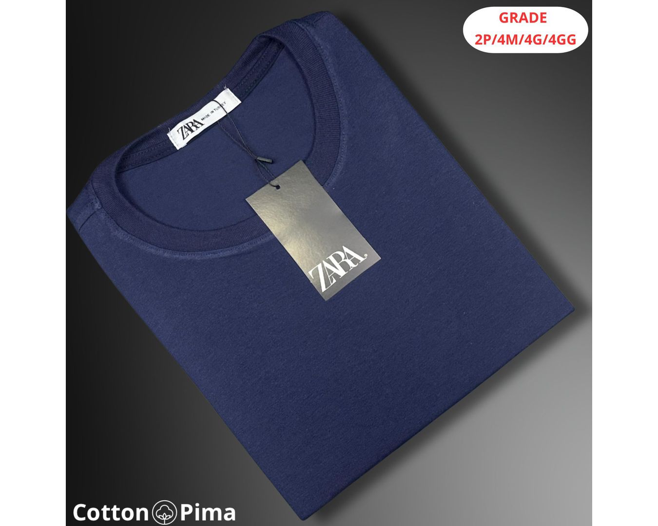 CAMISETA ZARA NACIONAL - MARINHO