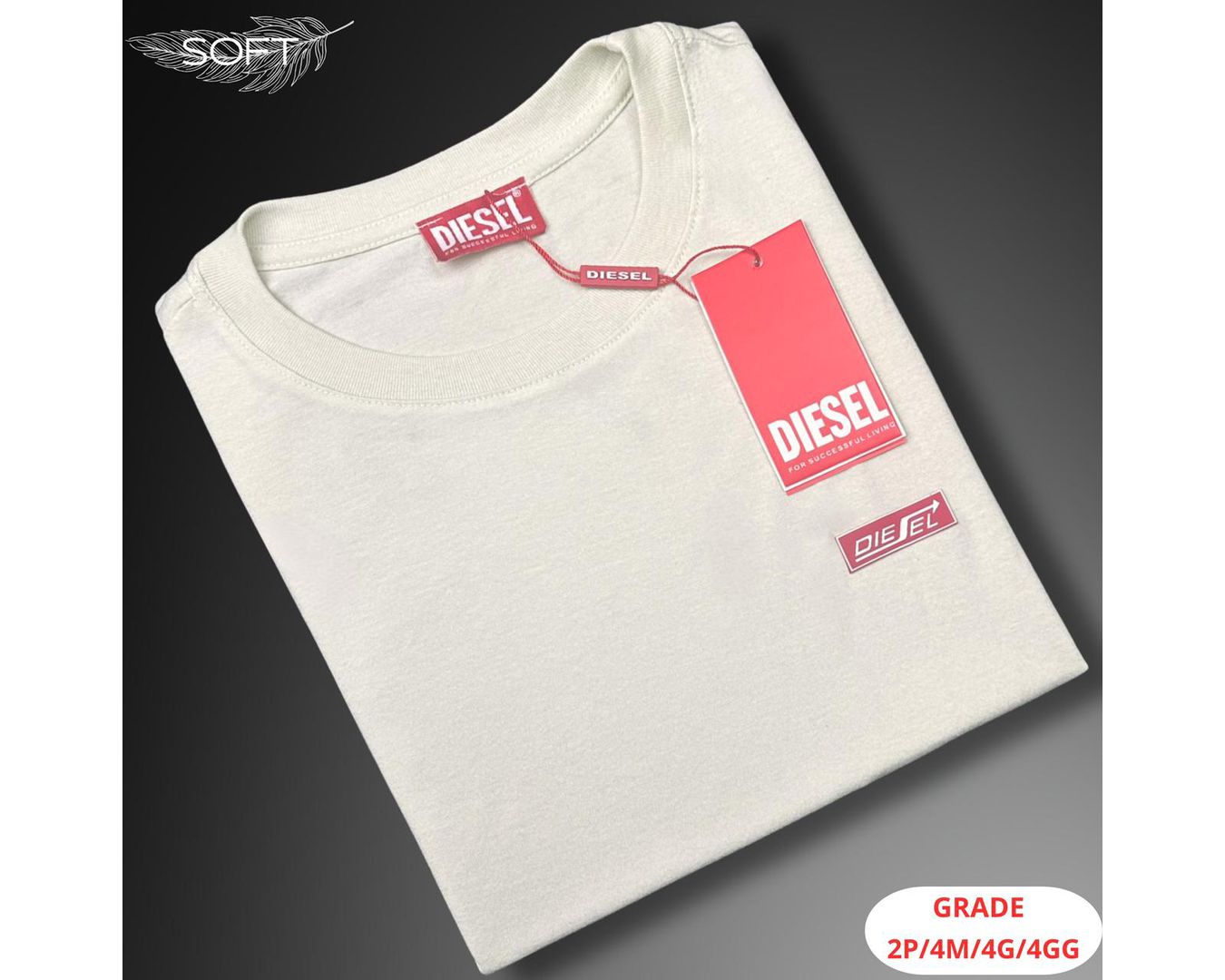Camiseta Diesel Nacional - Branca