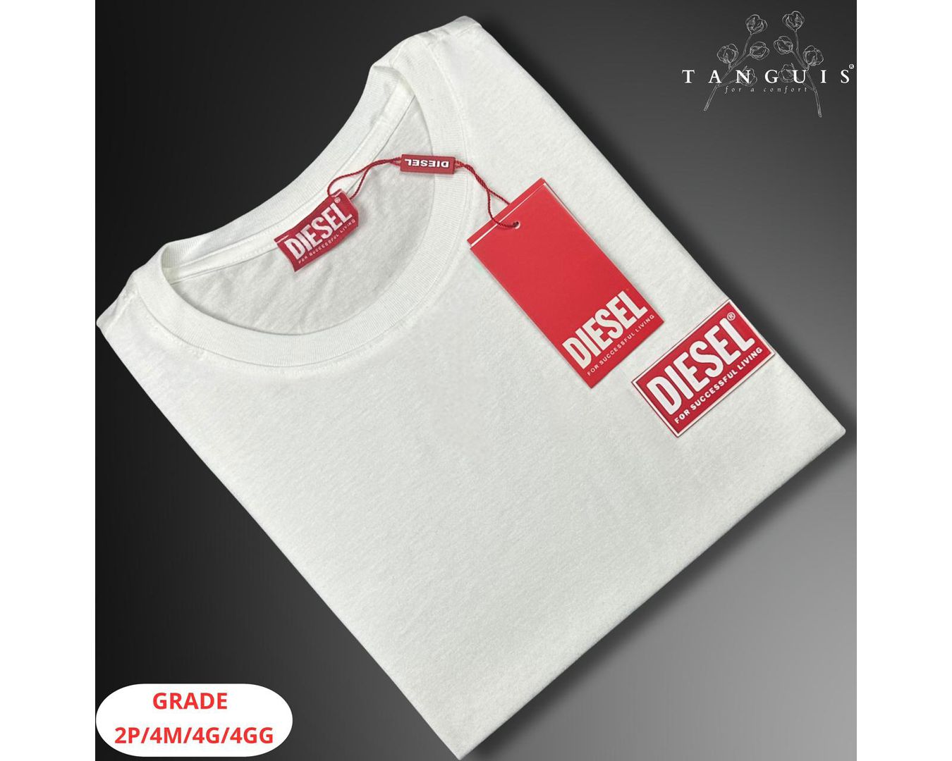 Camiseta Diesel Nacional - Branco