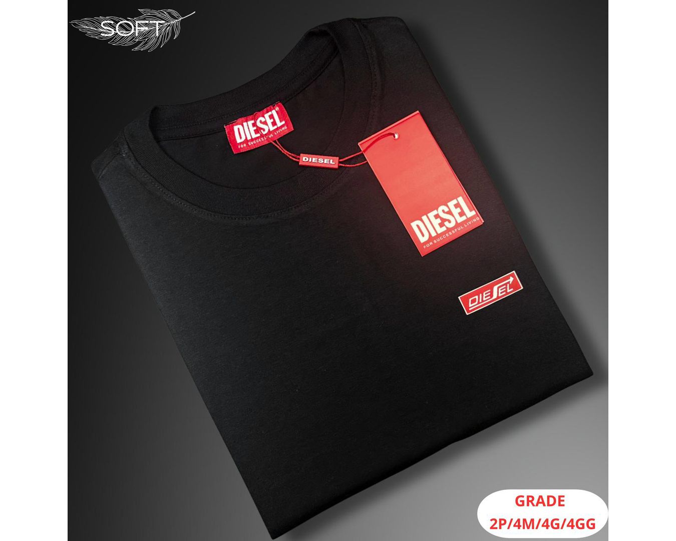 Camiseta Diesel Nacional - Preta 