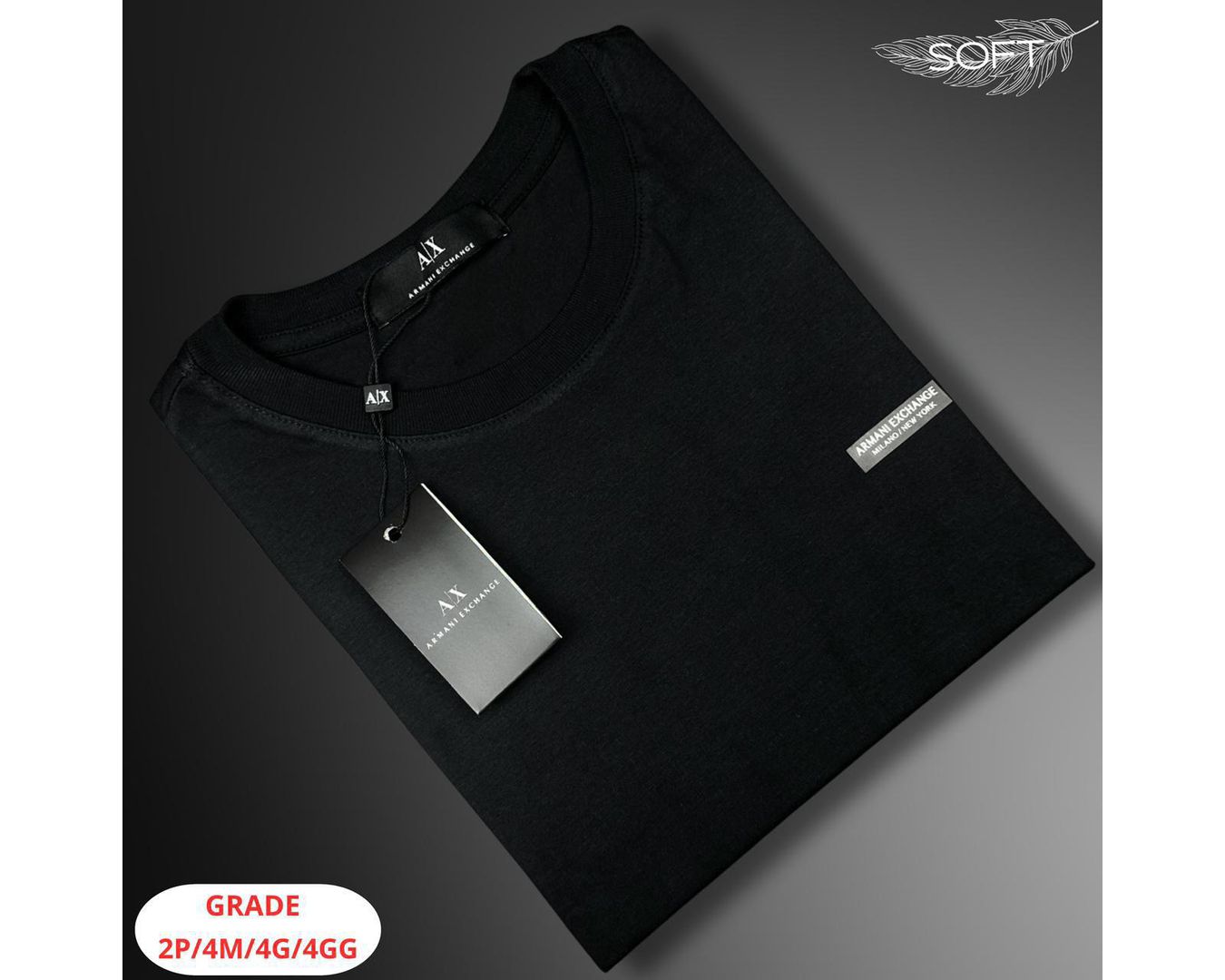 Camiseta Armani Nacional - Preta 