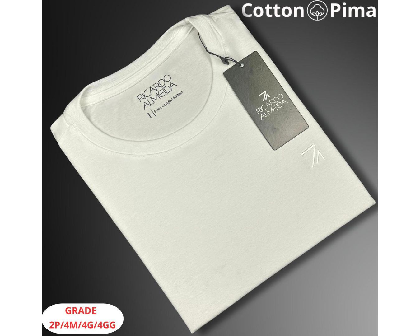 CAMISETA RICARDO ALMEIDA NACIONAL - OFF WHITE 