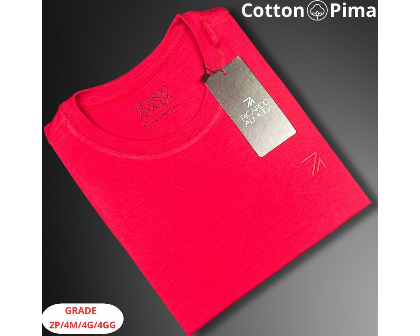 CAMISETA RICARDO ALMEIDA NACIONAL - VERMELHO
